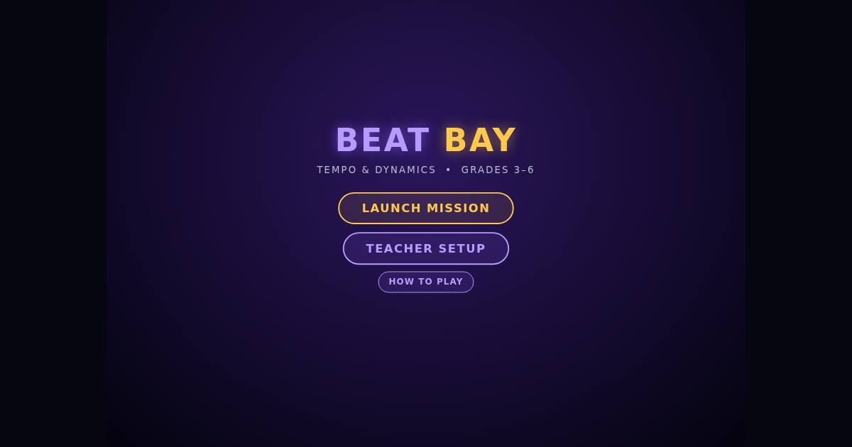 Beat Bay title screen