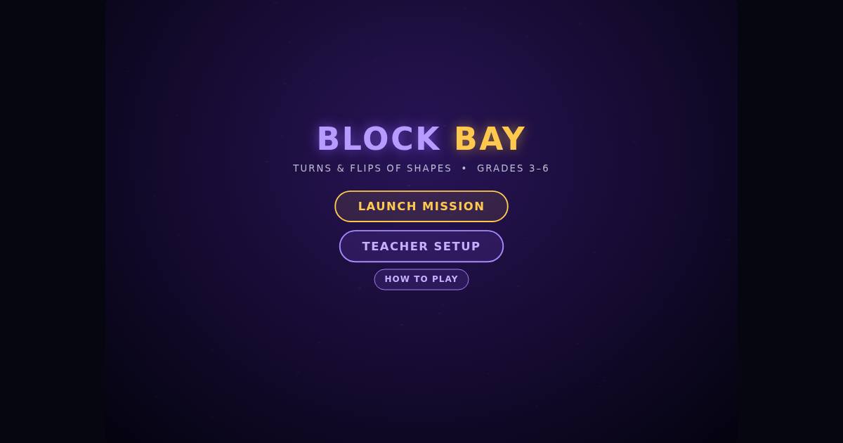 Block Bay title screen