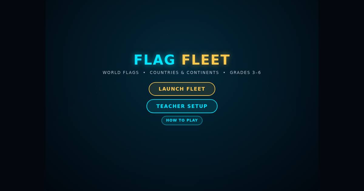 Flag Fleet title screen
