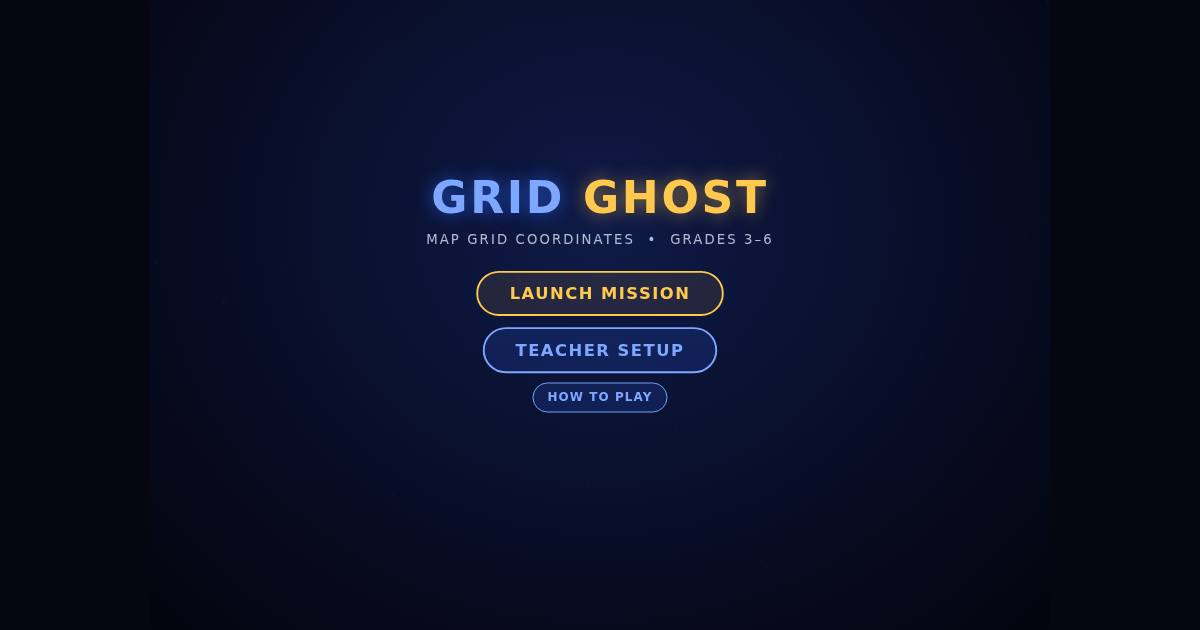 Grid Ghost title screen
